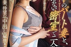 美顔の原石妻、待望の『中出し』解禁！！ 汗だくのパート妻と、抜け出せない密室で二人きり…。 本田瞳